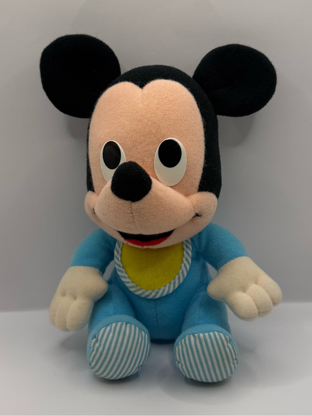 Vintage Playskool Disney Mickey Mouse Baby Plush Stuffed Animal